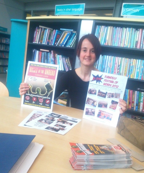 Laura Ewart, the inspirational school librarian at Djanogly Academy